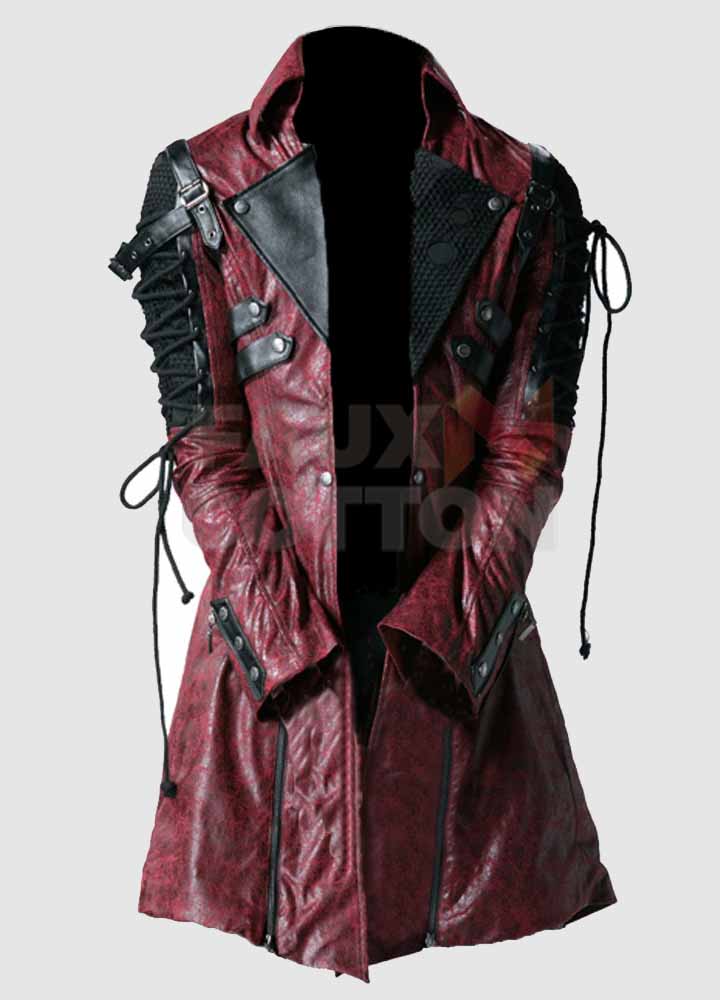 Gothic Red Vampire Costume Jacket